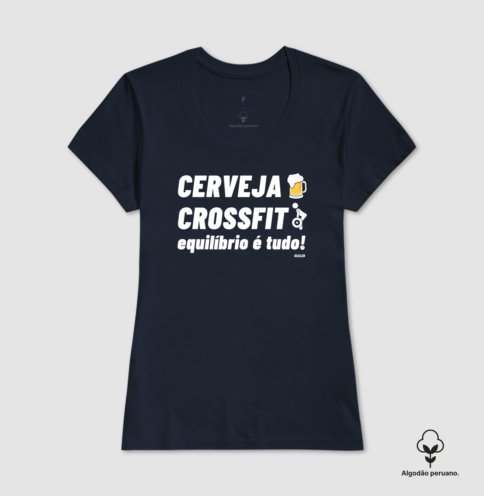Cerveja e Crossfit - Algodão Peruano