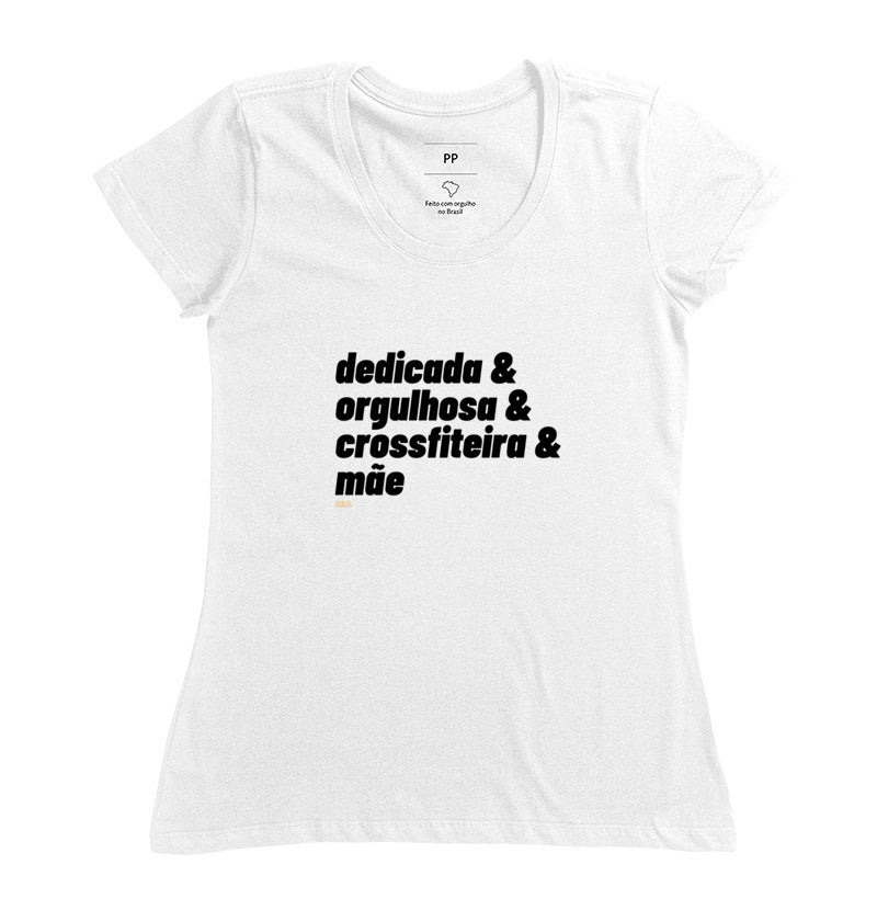 Camiseta Crossfit Maes Dedicada Orgulhosa - Scaled