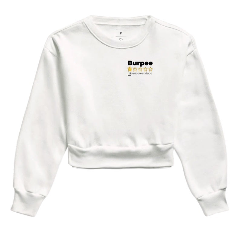 Burpee Não Recomendado - Moletom Cropped