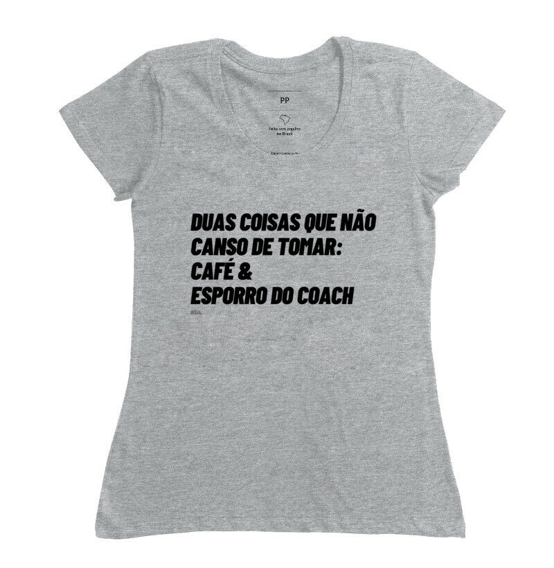 Camiseta Crossfit Café e Esporro do Coach