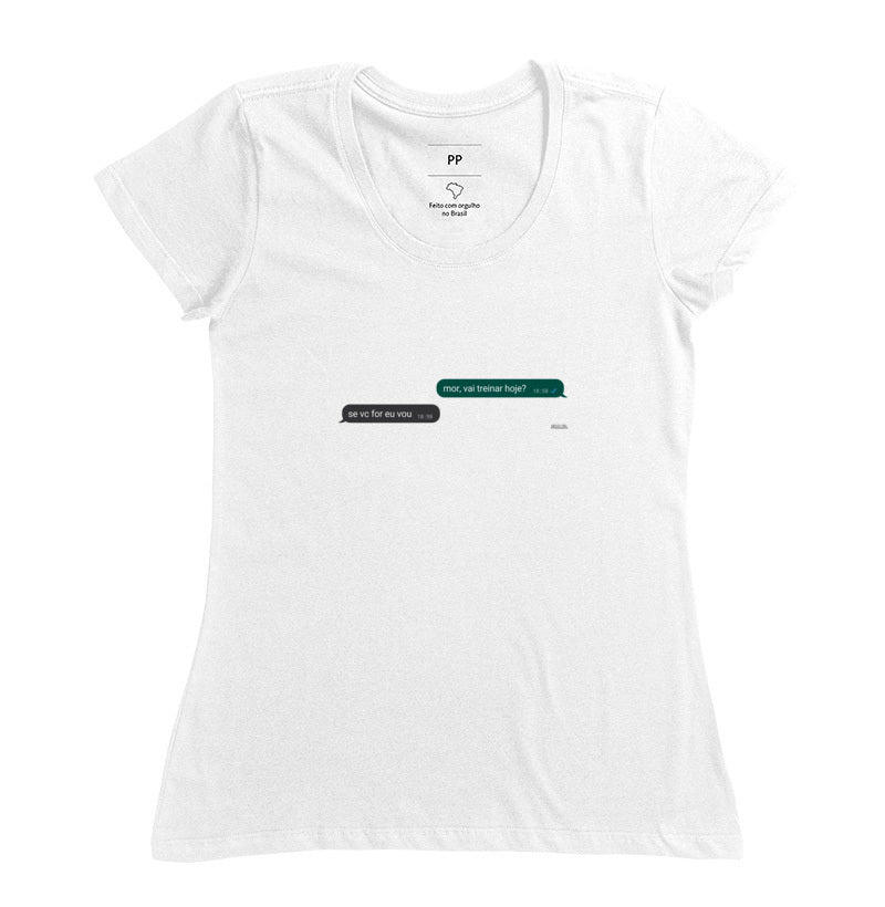 Camiseta Crossfit Dupla se você for eu vou whatsapp - Scaled