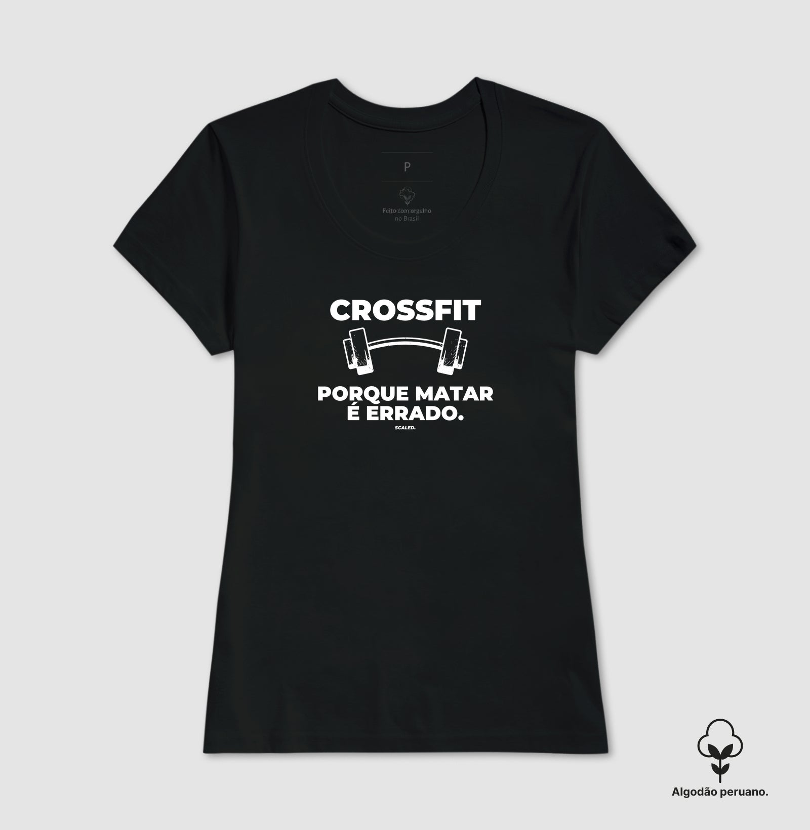 Crossfit porque matar é errado - Algodão Peruano
