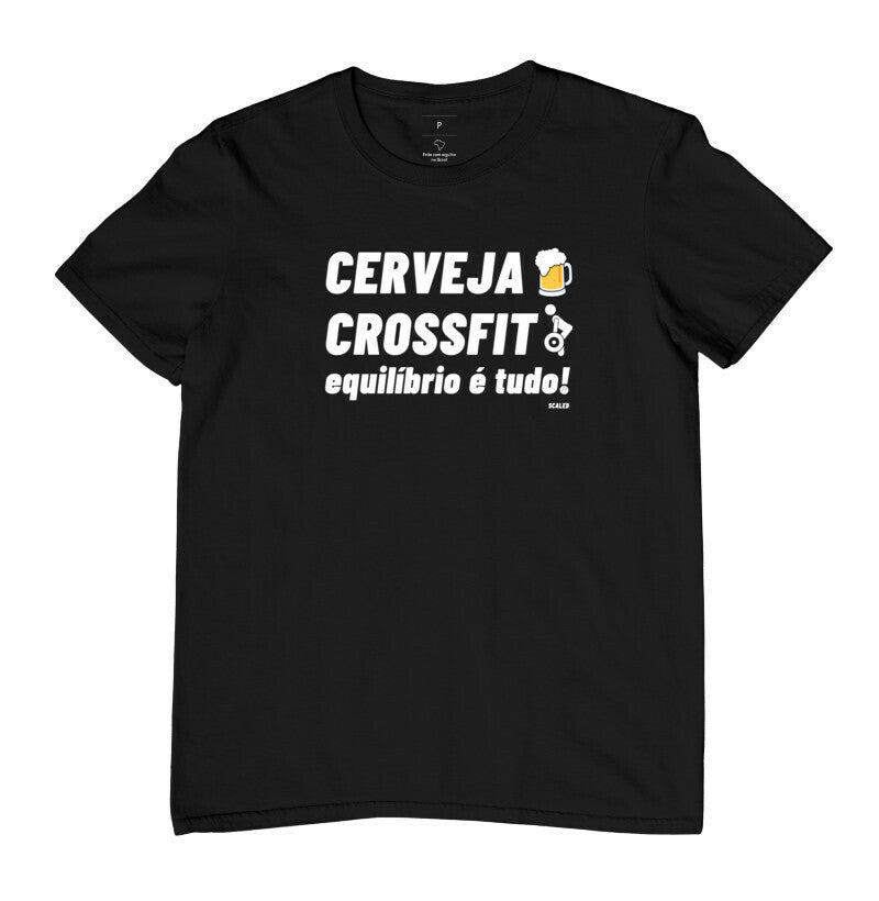 Camiseta Crossfit Cerveja e Crossfit - Scaled