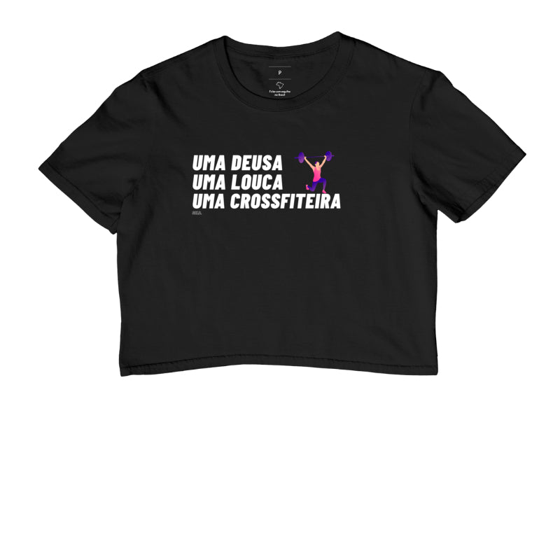 Uma Deusa Uma Louca Uma Crossfiteira - Cropped