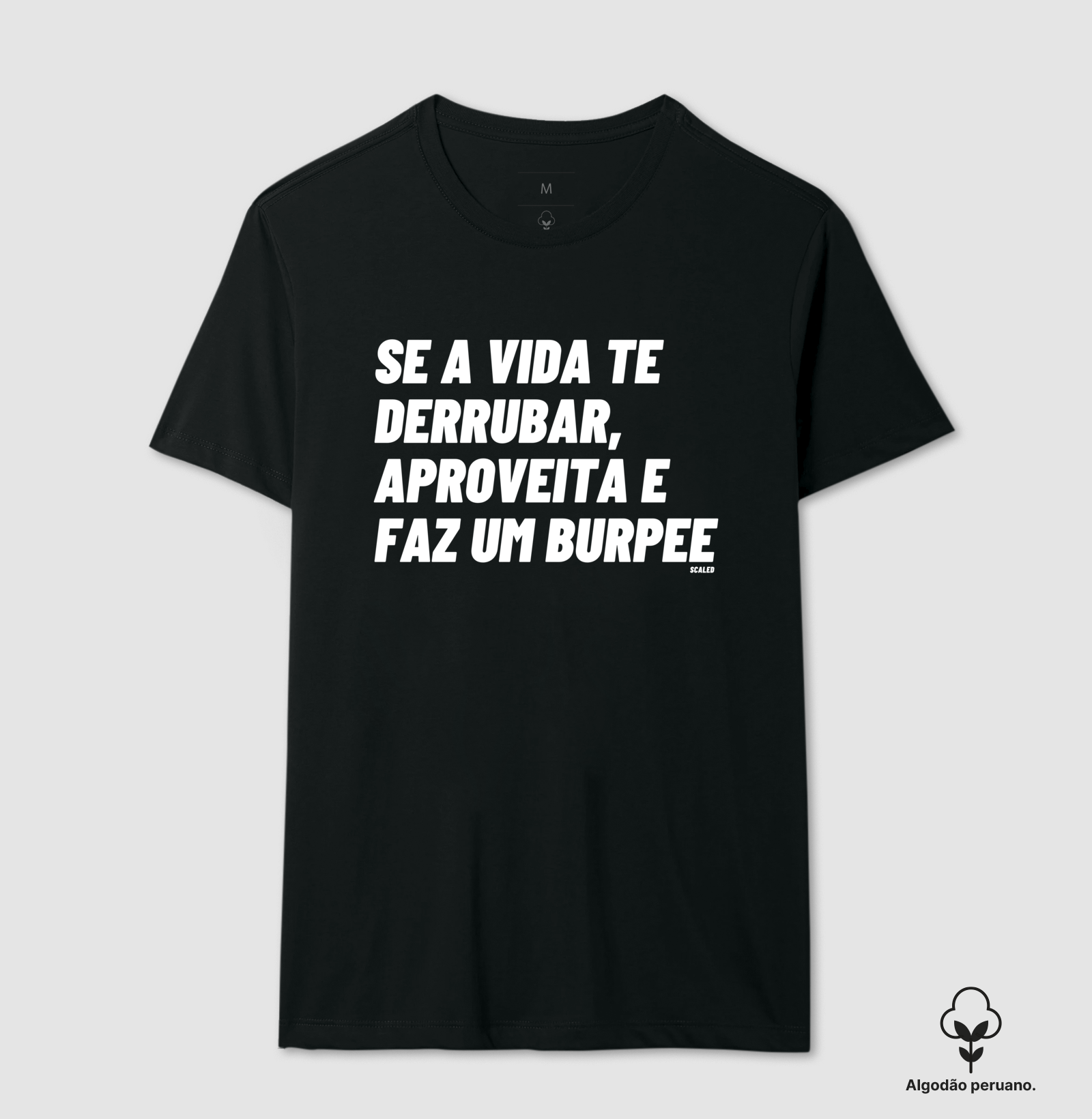 Faz um burpee - Tecido Premium