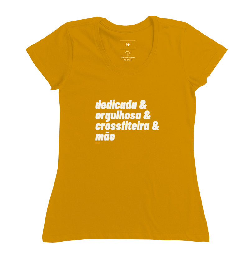 Camiseta Crossfit Maes Dedicada Orgulhosa - Scaled