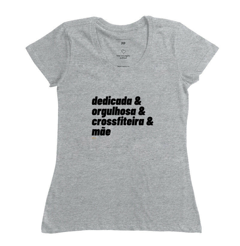 Camiseta Crossfit Maes Dedicada Orgulhosa - Scaled