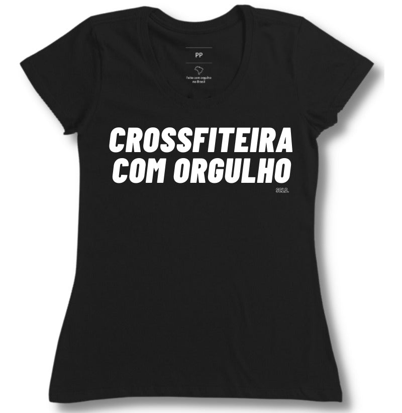 Camiseta Crossfit Crossfiteira com Orgulho