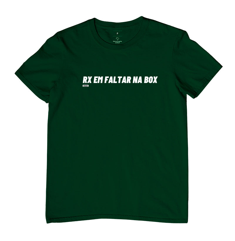 Camiseta Crossfit RX em faltar na Box