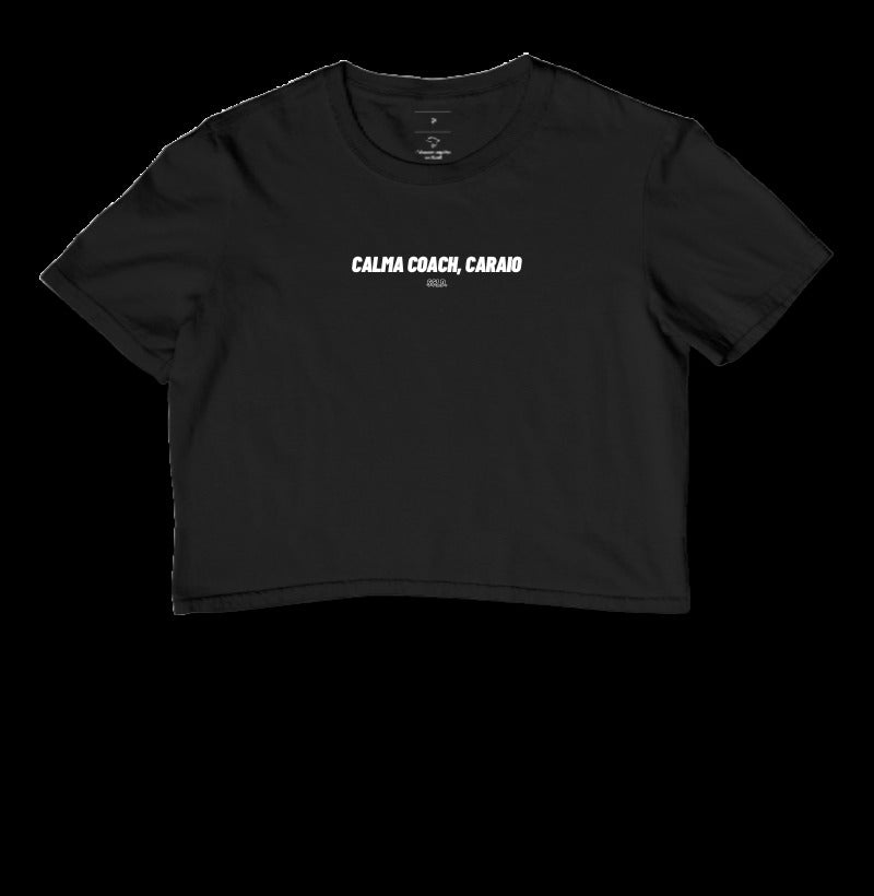 Cropped Crossfit Minimalista Calma Coach