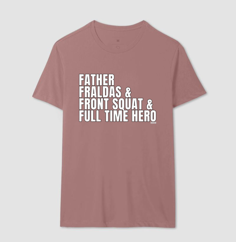 Pai Full time hero - Camiseta