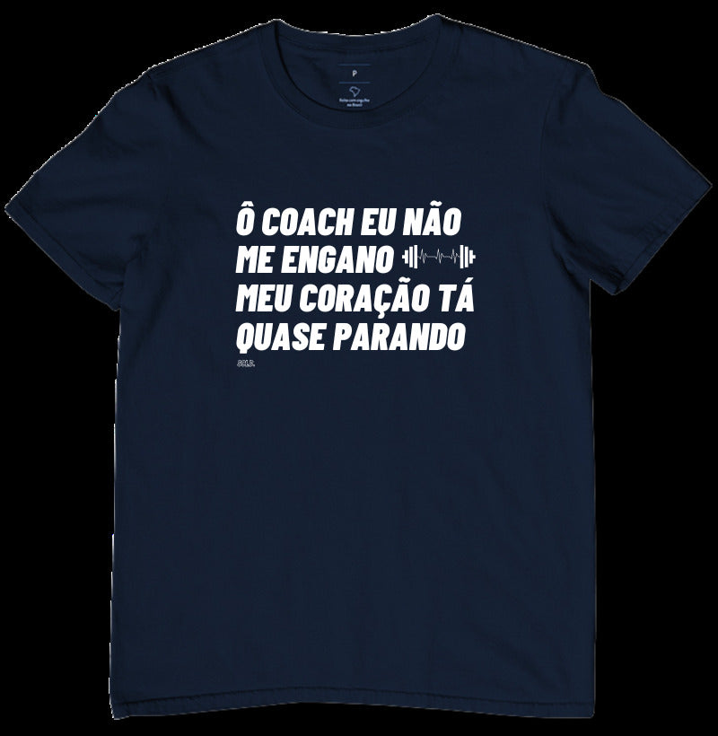 Camiseta Crossfit Carnaval O coach Meu coraçao