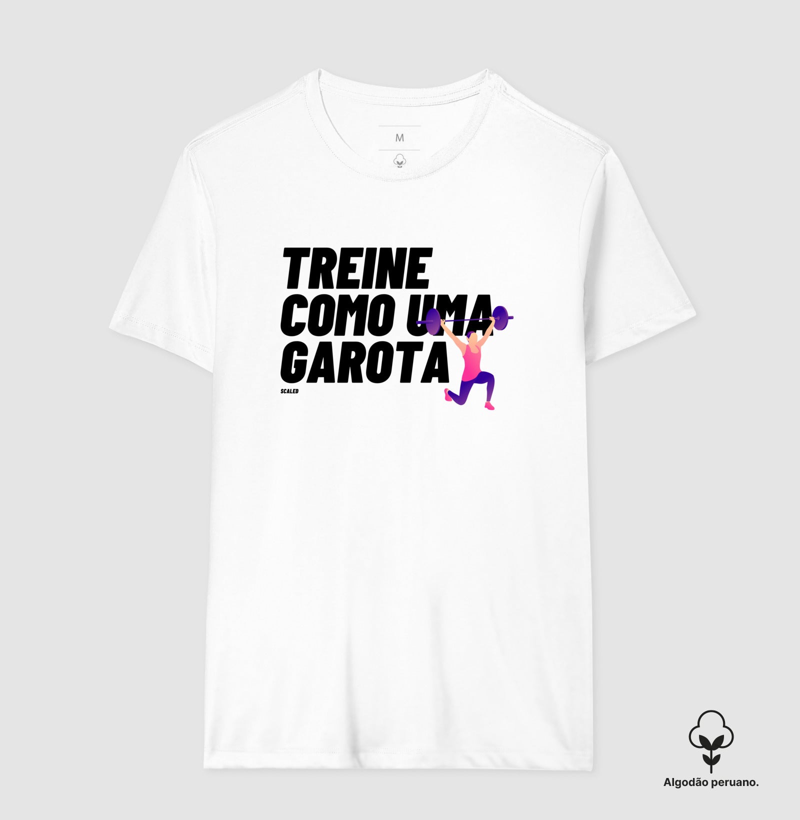Treine como uma garota - Tecido Premium