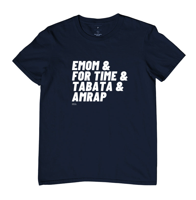 Camiseta EMOM AMRAP WoD