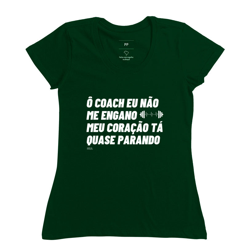Camiseta Crossfit Carnaval O coach Meu coraçao