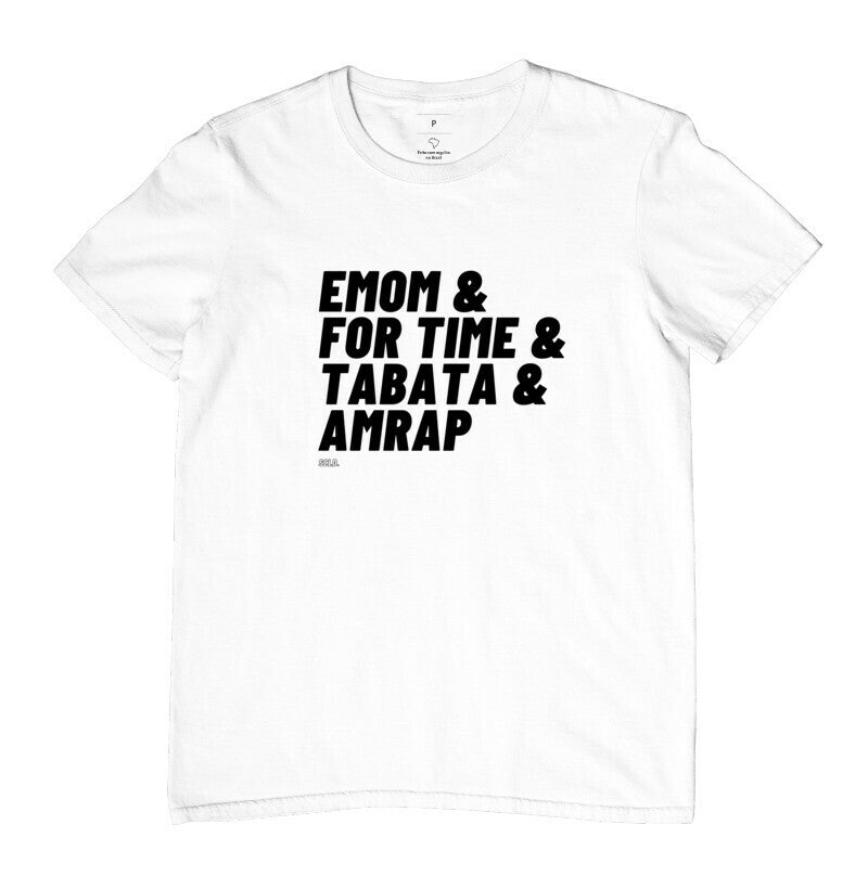 Camiseta EMOM AMRAP WoD