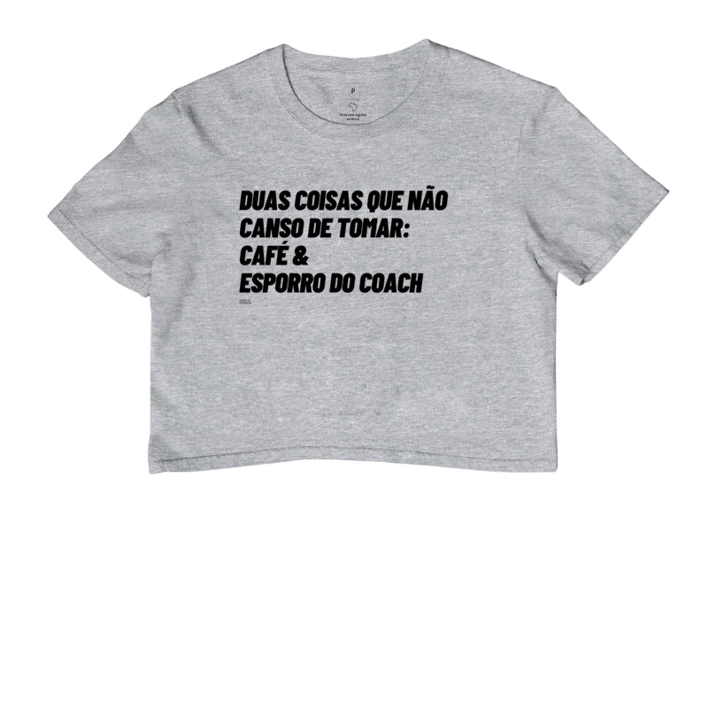 Cropped Crossfit Cafe e Esporro do Coach