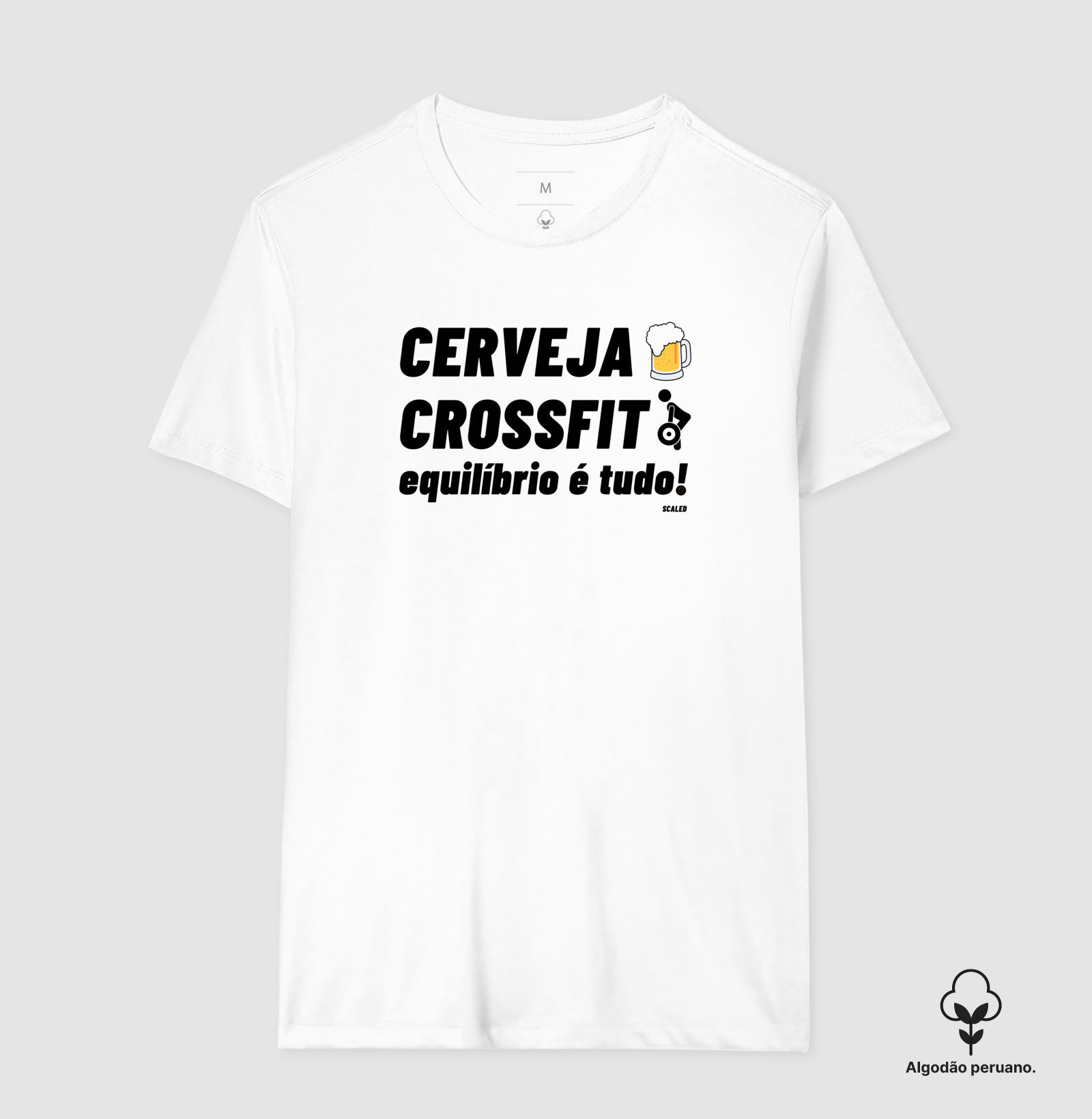 Cerveja e Crossfit - Algodão Peruano