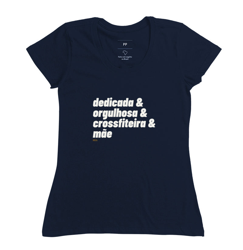Camiseta Crossfit Maes Dedicada Orgulhosa - Scaled
