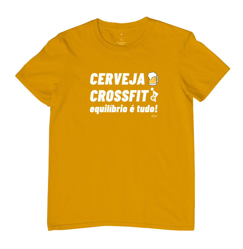 Camiseta Crossfit Cerveja e Crossfit - Scaled