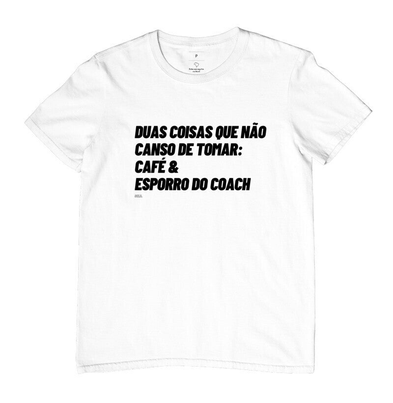 Camiseta Crossfit Café e Esporro do Coach