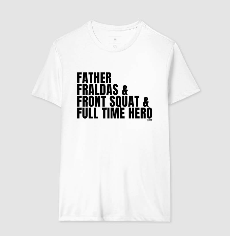 Pai Full time hero - Camiseta