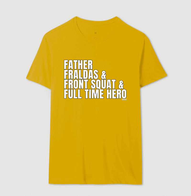 Pai Full time hero - Camiseta