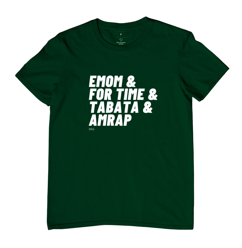 Camiseta EMOM AMRAP WoD