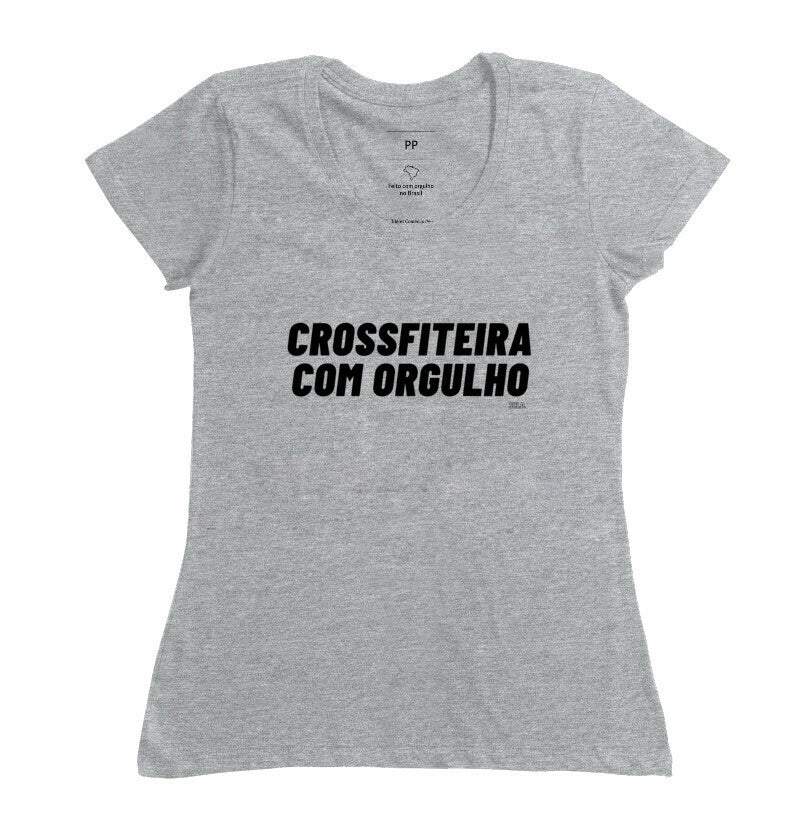 Camiseta Crossfit Crossfiteira com Orgulho