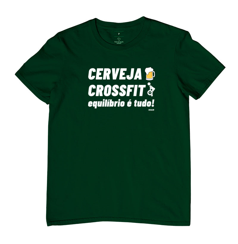 Camiseta Crossfit Cerveja e Crossfit - Scaled
