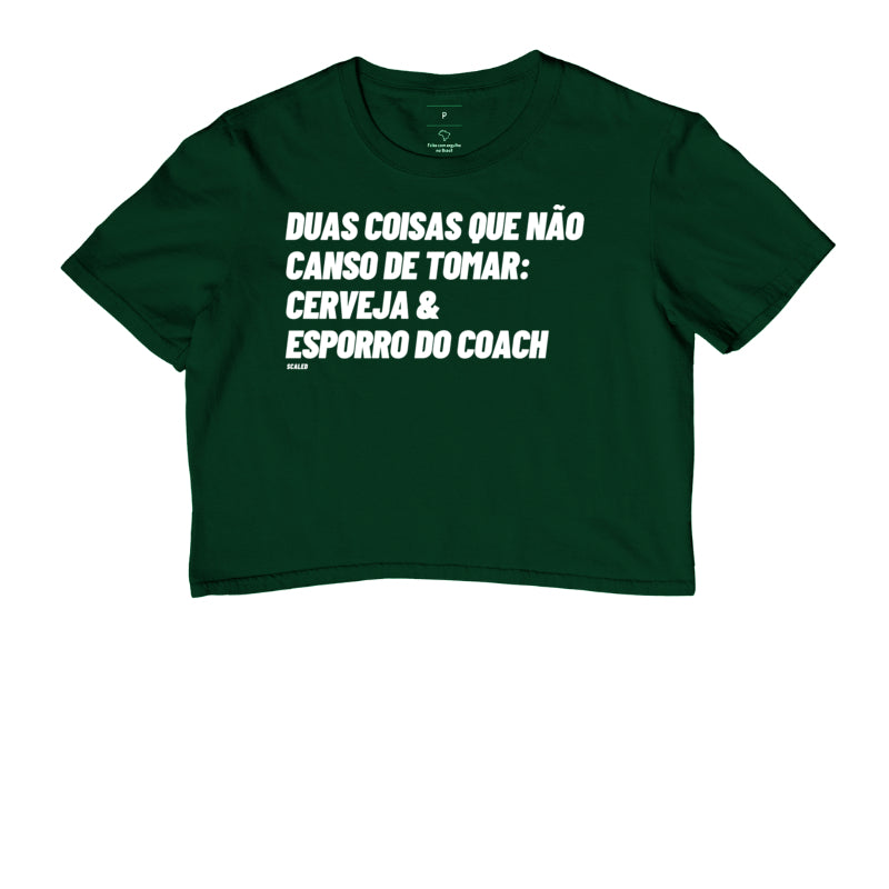 Cropped Crossfit Cerveja e Esporro do Coach