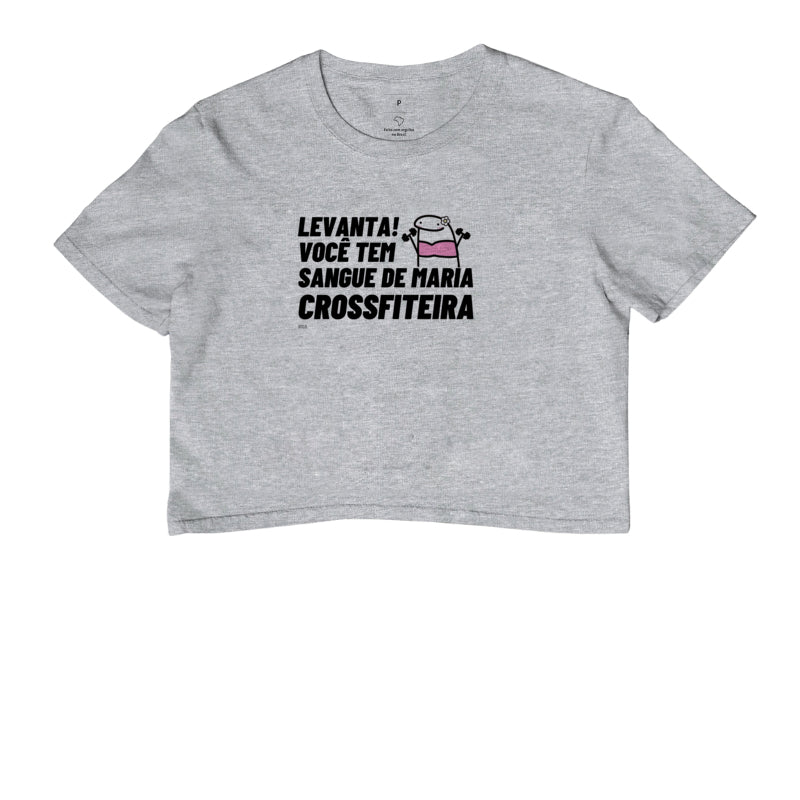 Cropped Crossfit Flork Sangue de Maria Crossfiteira