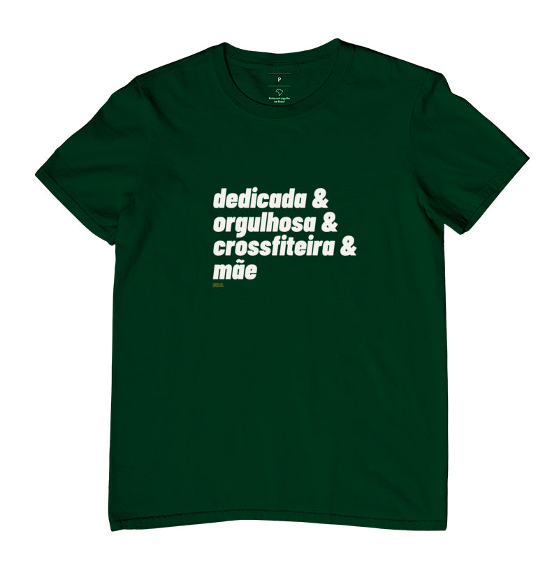 Camiseta Crossfit Maes Dedicada Orgulhosa - Scaled