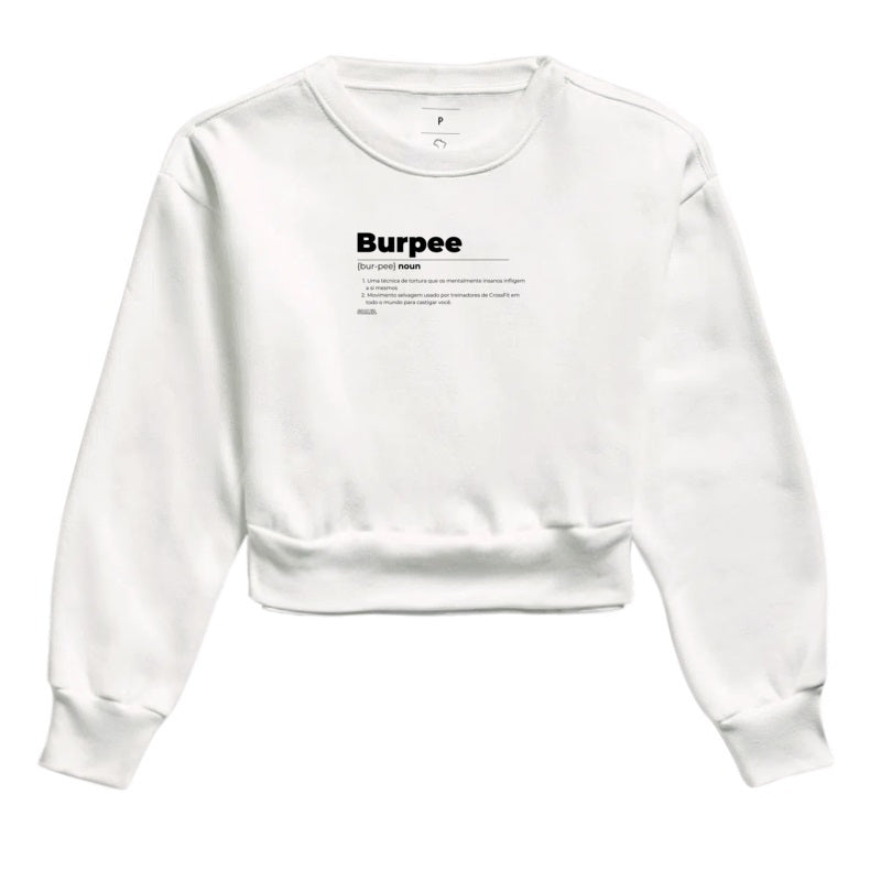 Burpee Significado - Moletom Cropped