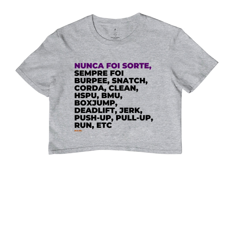 Nunca foi sorte, sempre foi crossfit burpee