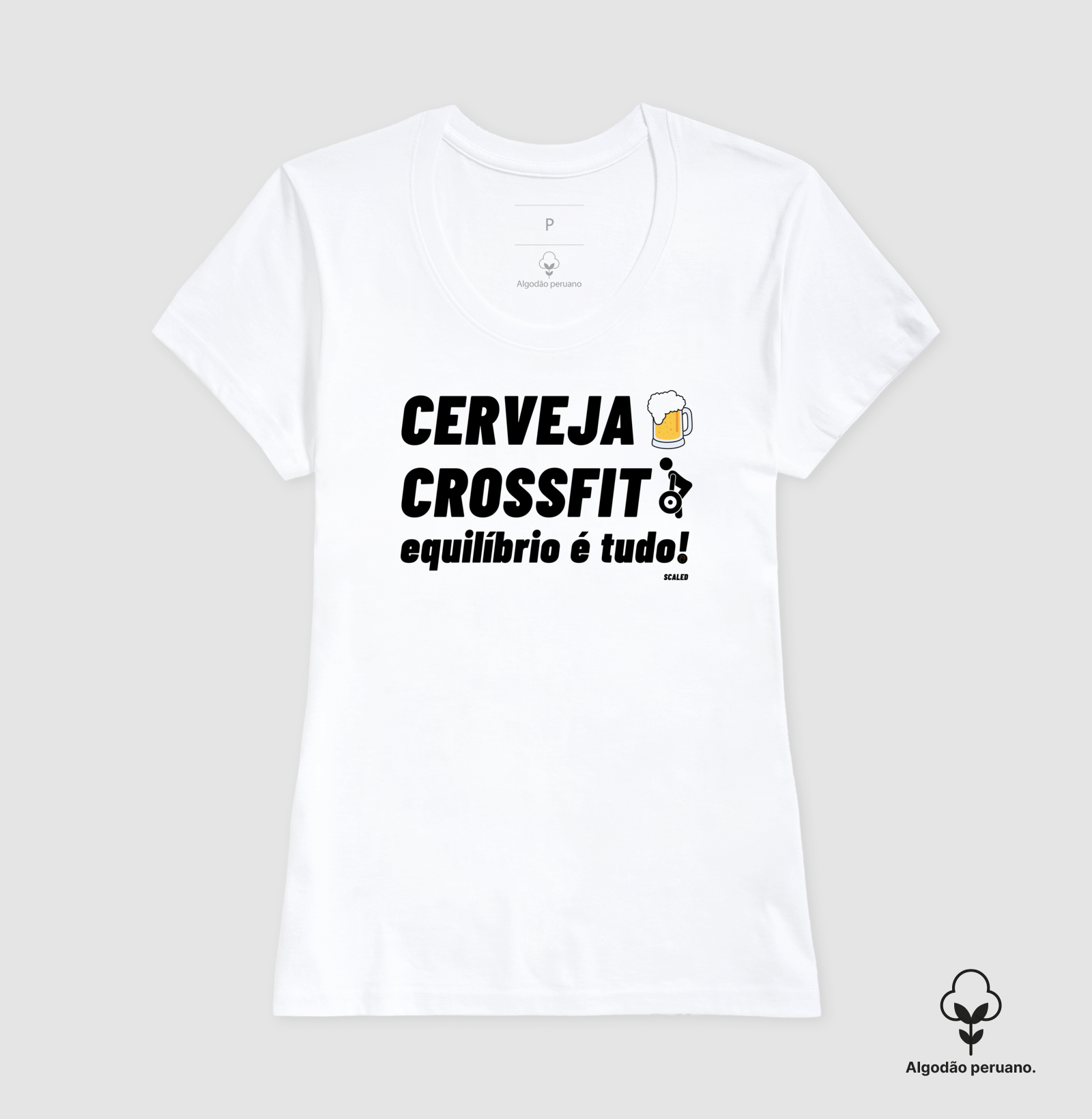 Cerveja e Crossfit - Algodão Peruano