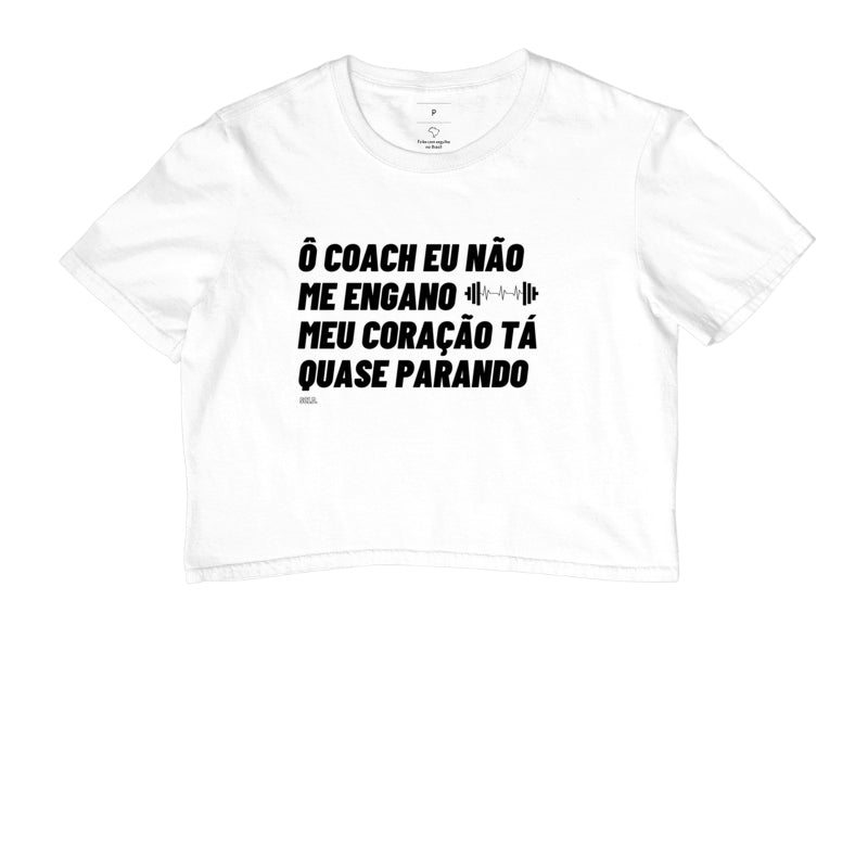 Cropped Crossfit Carnaval O Coach Meu Coraçao