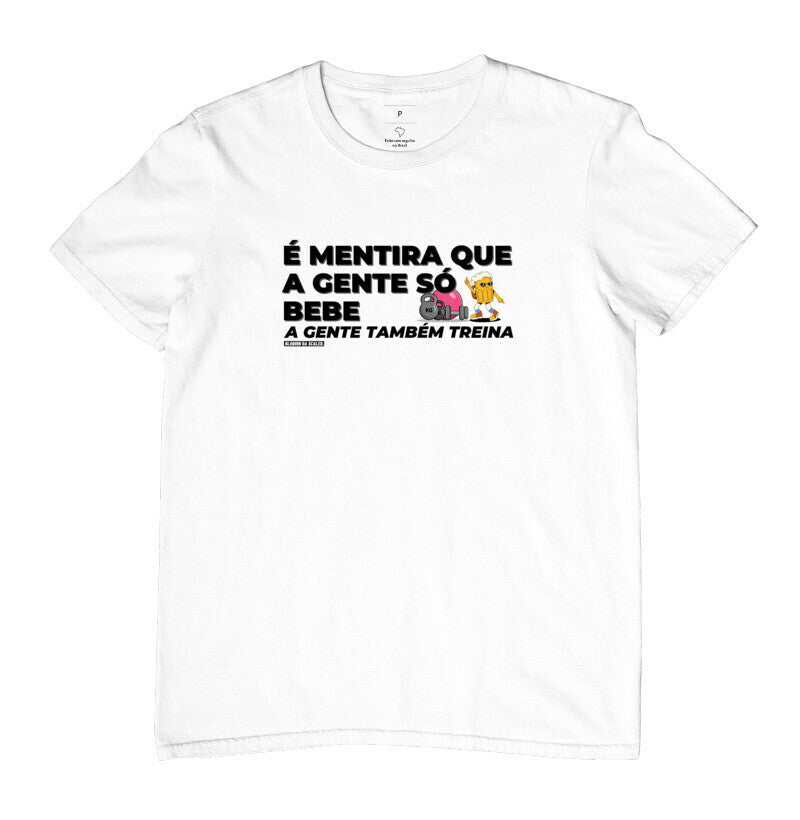 Camiseta Crossfit Carnaval A gente Tambem Treina