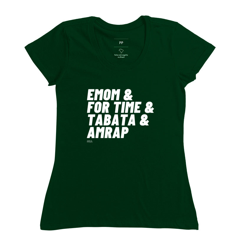 Camiseta EMOM AMRAP WoD