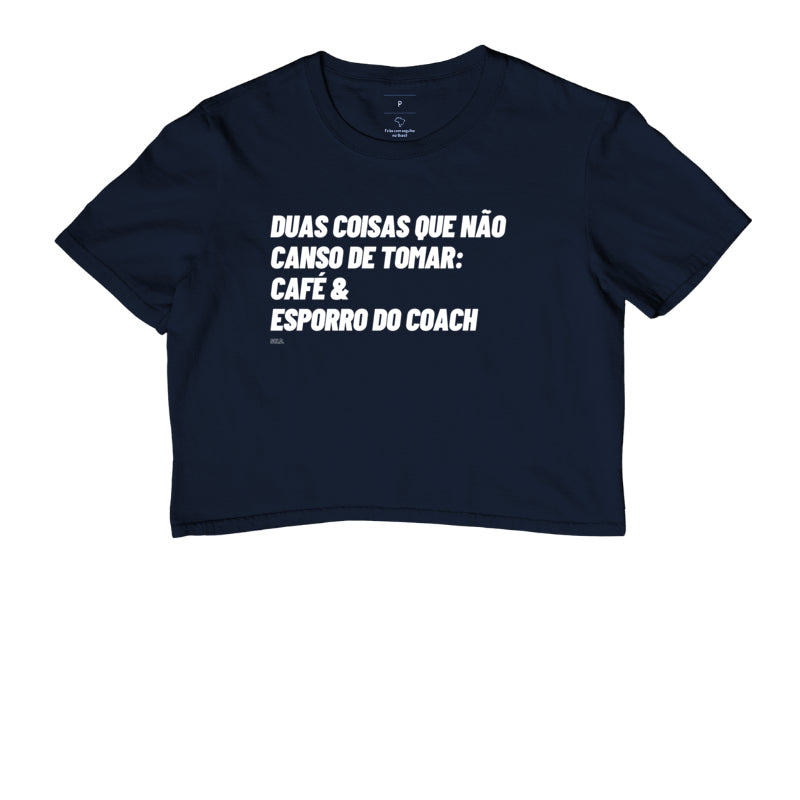 Cropped Crossfit Cafe e Esporro do Coach