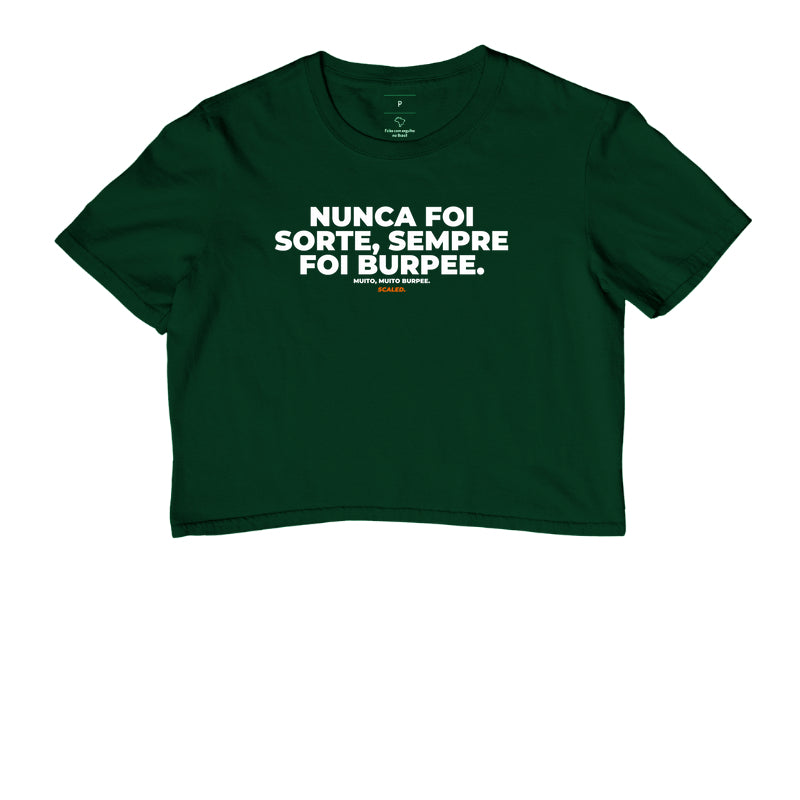 Nunca foi sorte, sempre foi burpee