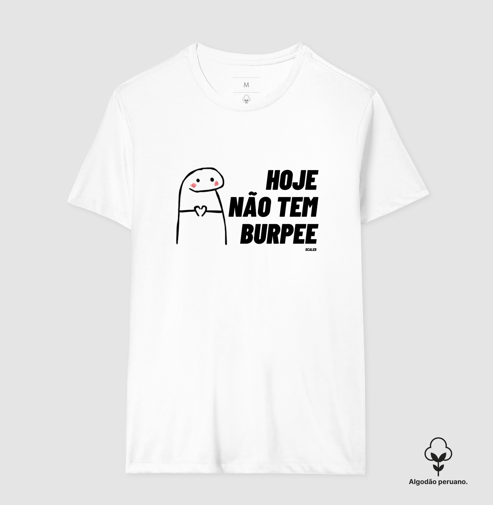 Hoje não tem Burpee - Tecido Premium