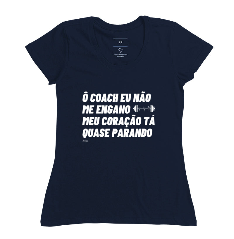 Camiseta Crossfit Carnaval O coach Meu coraçao