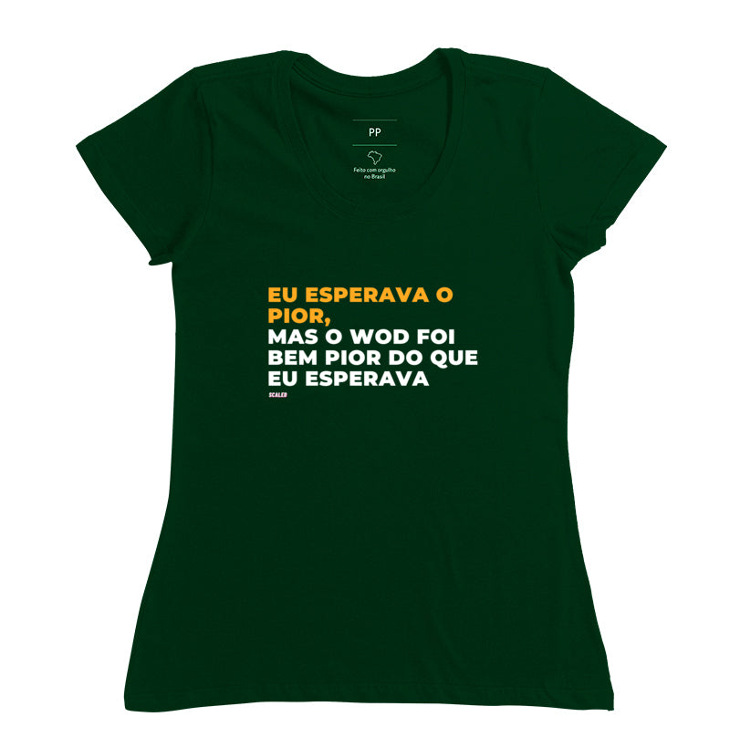 Eu esperava o pior