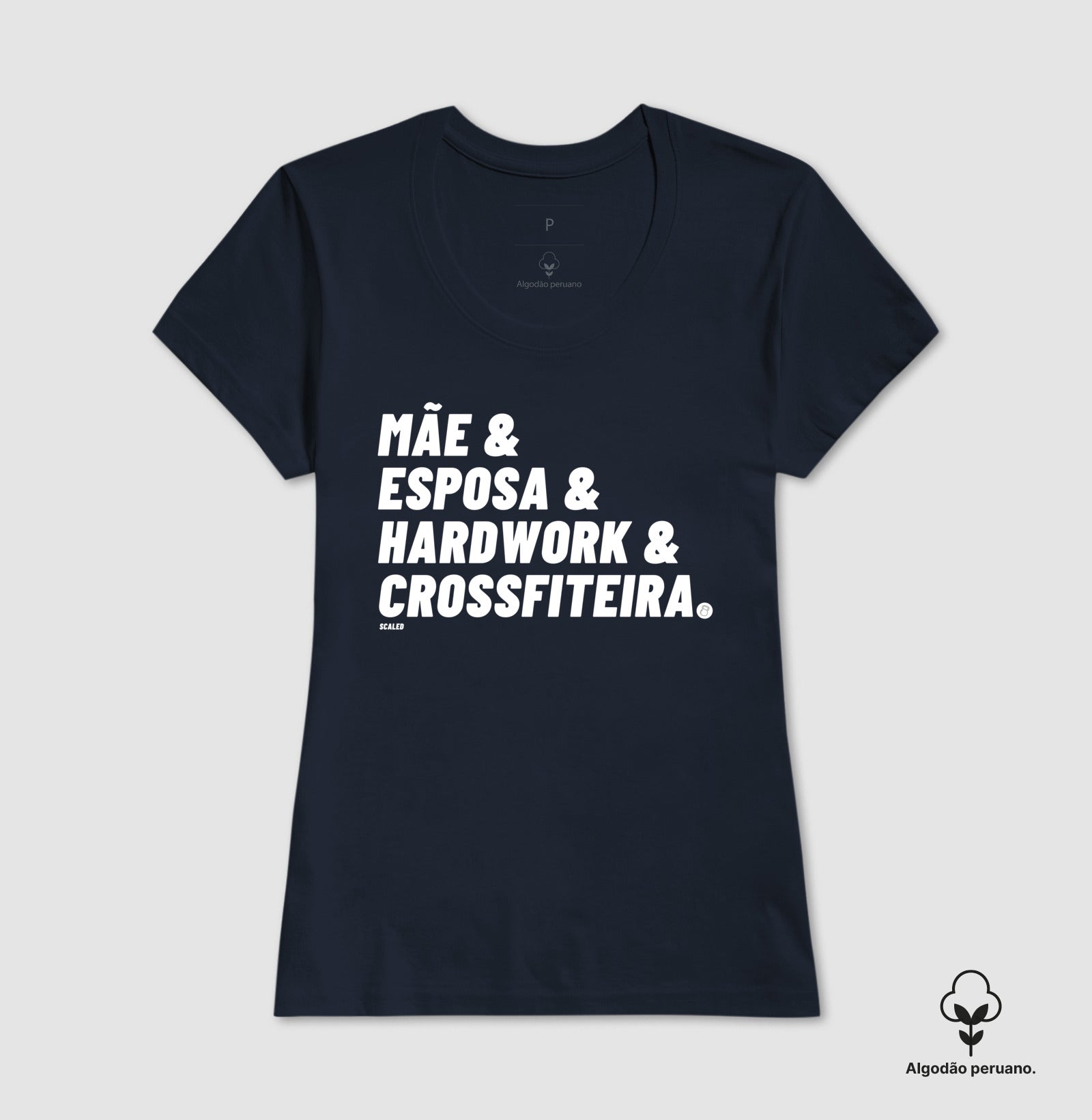 Mãe Crossfiteira - Tecido Premium