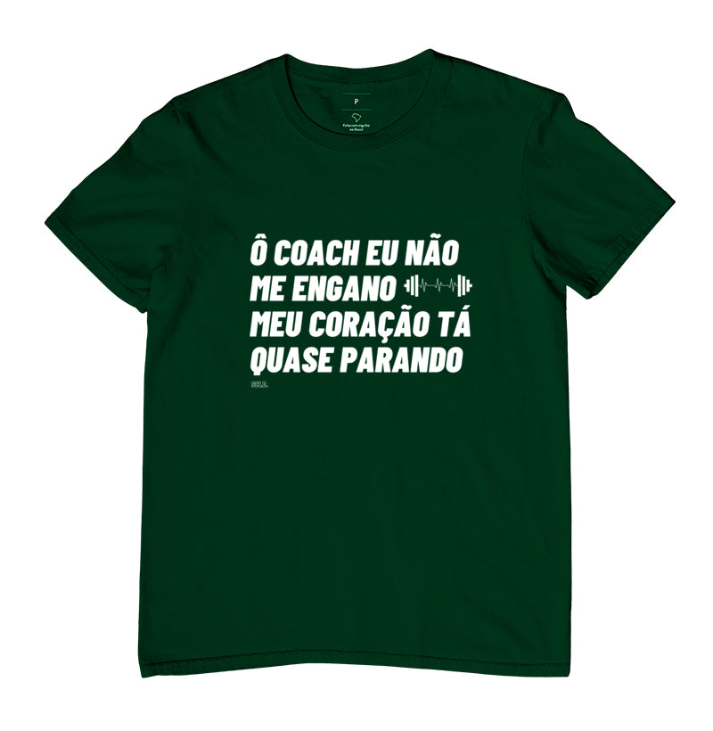 Camiseta Crossfit Carnaval O coach Meu coraçao