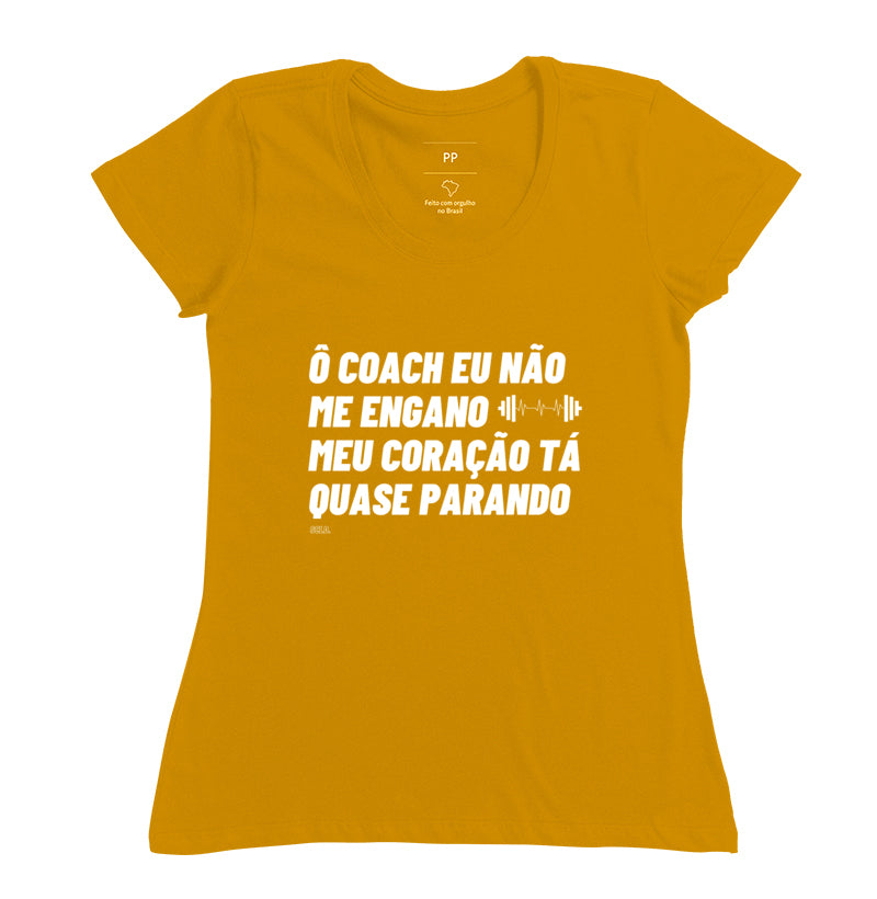 Camiseta Crossfit Carnaval O coach Meu coraçao