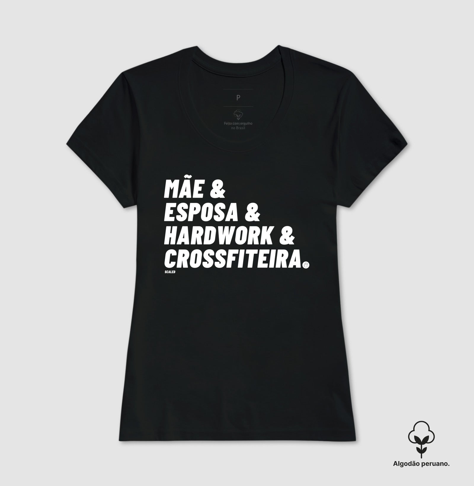 Mãe Crossfiteira - Tecido Premium