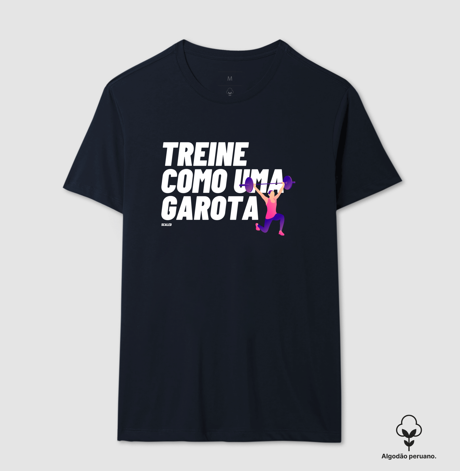 Treine como uma garota - Tecido Premium