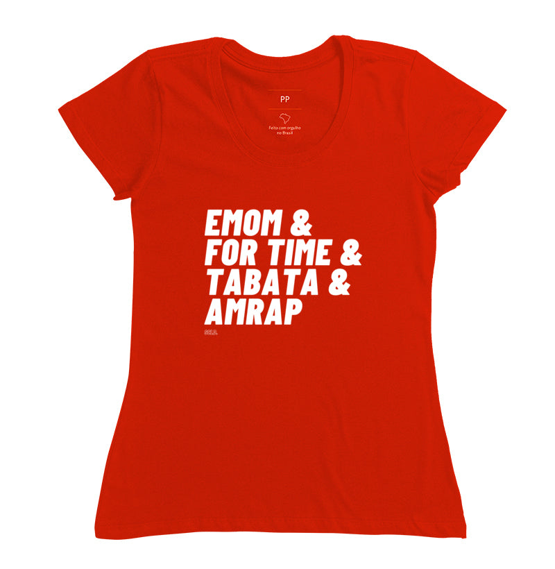 Camiseta EMOM AMRAP WoD